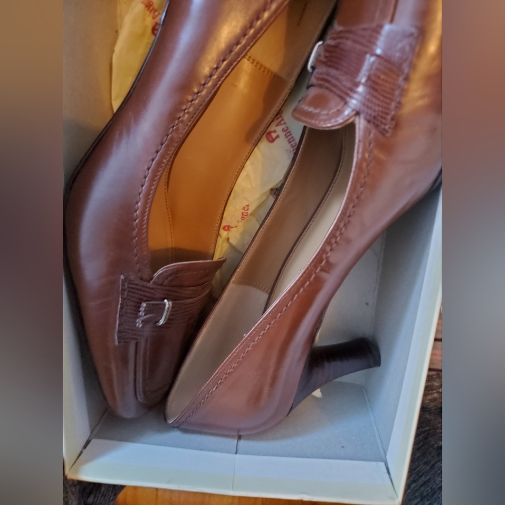 Etienne Aiger brown pumps womens size 8 1/2 - Picture 4 of 6